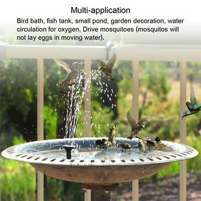 Willstar Garden Spray Heads Solar Automatic Fountain Pump For Bird Bath Garden Back Yard And Small Pond 13cm