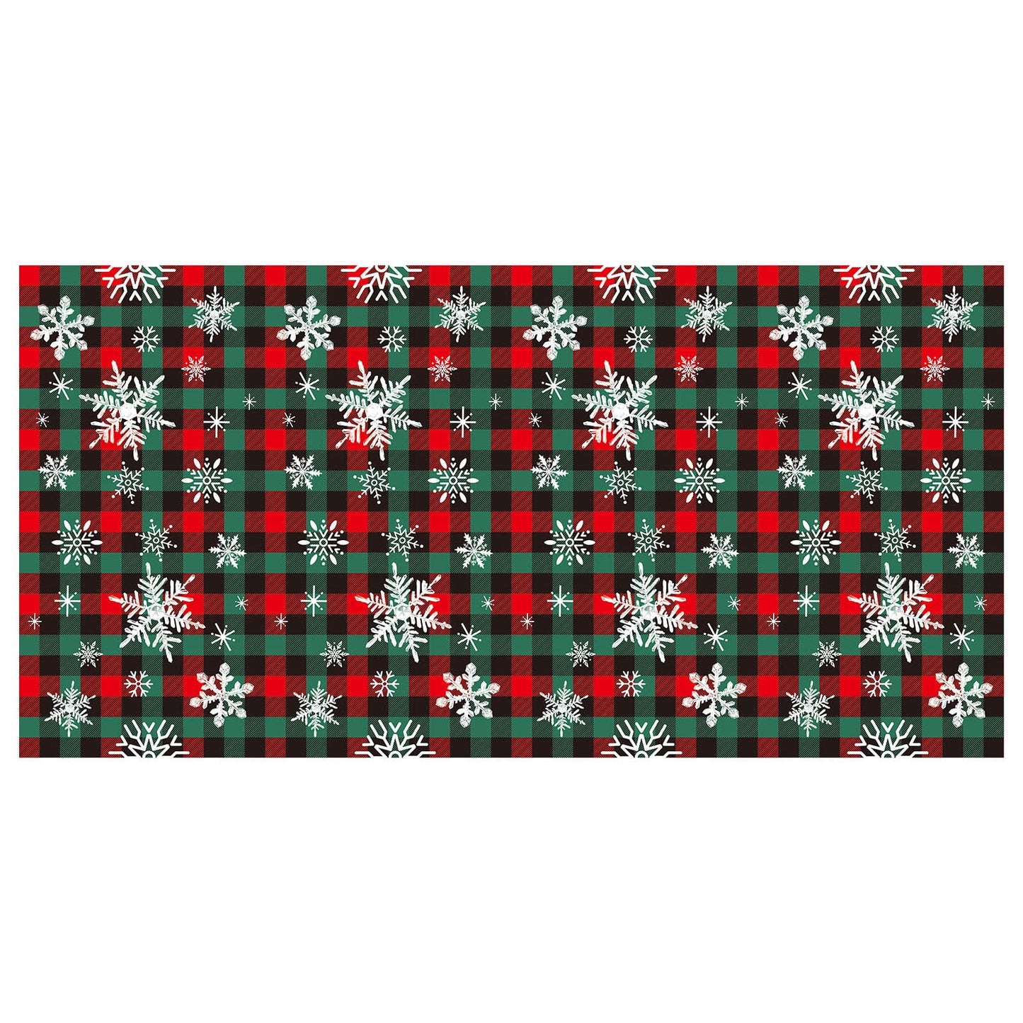 Cyber and Monday Deals Fiudx Christmas Tablecloth 54x108 Inches Tablecloths for Rectangular Tables Waterproof Christmas Style Table Cloth SUitable for Kitchen, Home Christmas Party Decorations