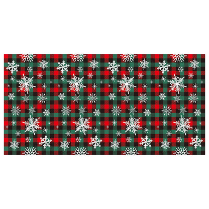 Cyber and Monday Deals Fiudx Christmas Tablecloth 54x108 Inches Tablecloths for Rectangular Tables Waterproof Christmas Style Table Cloth SUitable for Kitchen, Home Christmas Party Decorations