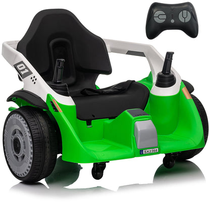 24V Ride on Bumper Car for Kids w/ Remote Control, Outdoor Toys w/ 360 Spin, Music, Big Kids