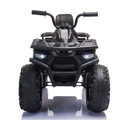 24V 2 Seater Ride on Toys ATV for Kids 400W 4-Wheeler Quad w/ MP3 LED Lights Music, Black