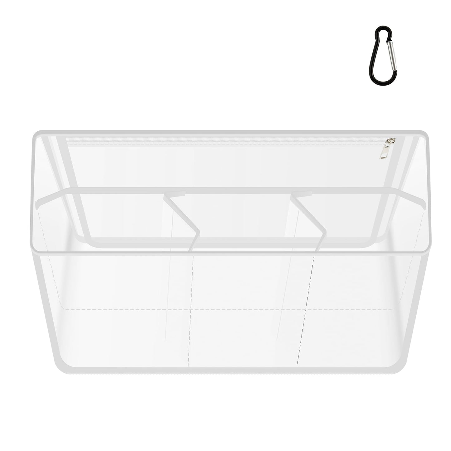 Clear Beach Bag Organizer Accessories for Bogg Bag X Large Waterproof Insert Divider Pouch PVC Storage Bag Clear Organizer Bags Clear Insert Divider Liner Bag for Beach Bag Fits Various Storage Needs