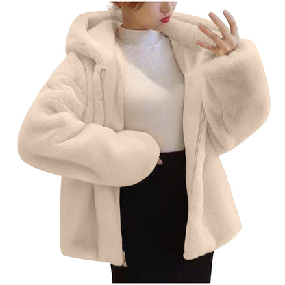 ZZwxWA Fall Jacket For Woman Deals Warm Winter Cute Comfy Zip Up Print Cozy Spring Teen Girls Zipper Casual Plush Trendy Coat Jackets Athletic Ladies Outwear Baggy Fit Thick Fleece