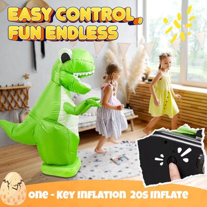 YCFUN Inflatable Remote Control Dinosaur Toys for Kids Boys Girls Age 3+