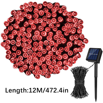 ZZkhGo Clearance Sales Outside Led Solar Lights LED Solar Lamps String Christmas Wreaths Wedding Decoration Light Clearance Sales Outside Led Solar Lights