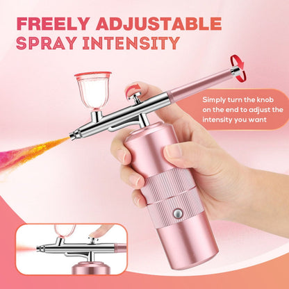 Airbrush for Nails Portable Airbrush Kit, High-Pressure Rechargeable Air Brush Spray Machine -Wireless Air Brush for Barber, Nail Art, Cake Decor, Makeup, Model Painting