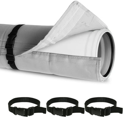 Air Conditioner Hose Cover Wrap Portable AC Hose Cover with Elastic Band Insulated Air Conditioner Hose Cover Universal AC Hose Duct Vent Cover Fits 5 Inches and 5.9 Inches Diameter Exhaust Hoses