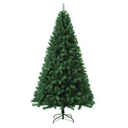 COOKEY 6ft Green Holiday Spruce Artificial Christmas Tree, with Sturdy Metal Stand