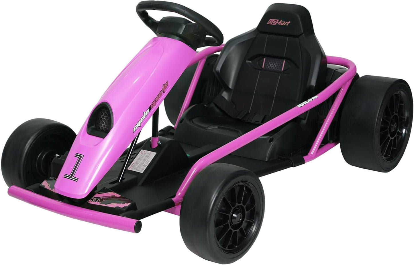 DEYGIA 24V 9AH Electric Go Kart for Kids, 8 MPH Drift Kart for Kids Ages 6-12, 2x180W Motor, Drift Mode and 2 Speed