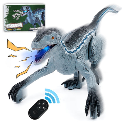 Dinosaur Toys for Boys, YCFUN Remote Control Dinosaur Walking Robot with Lights and Sounds Toy Gifts for Children 3+