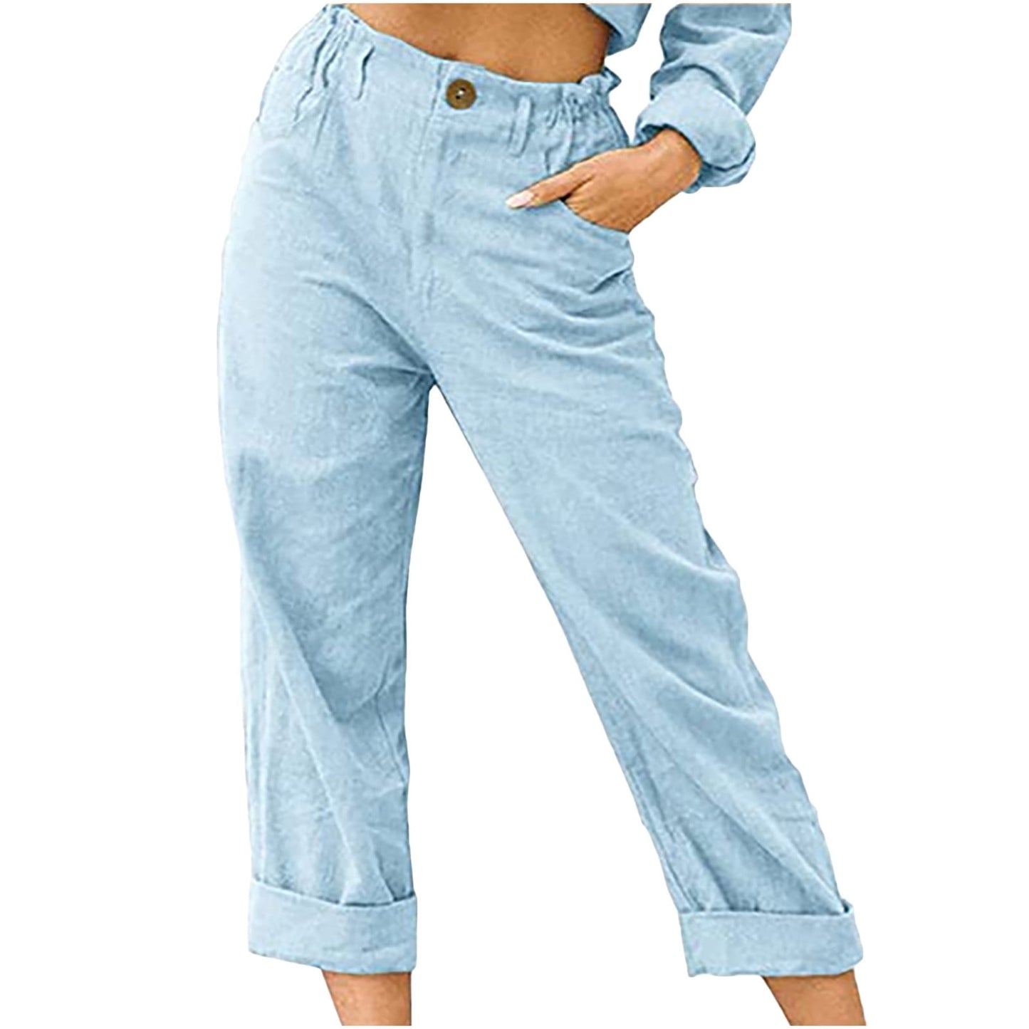 ZZwxWA Palazzo Pants for Women, Cargo Pants Women High Waist Wide Leg Trousers Women Short Capris Athletic Workout Cropped Pants Fashion Graphic Capris Low Rise Capris Relaxed