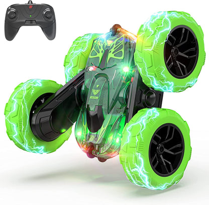 YCFUN Fast Remote Control Cars for Kids Todllers Boys 4-7, RC Cars Stunt Racer w/ 360 Flip & Rotate