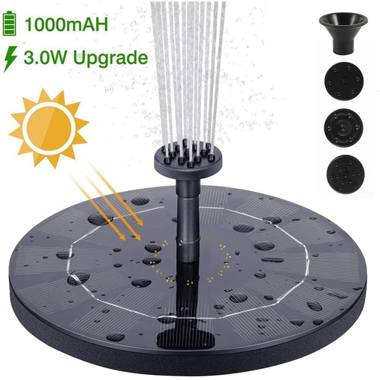 Willstar Garden Spray Heads Solar Automatic Fountain Pump For Bird Bath Garden Back Yard And Small Pond 13cm