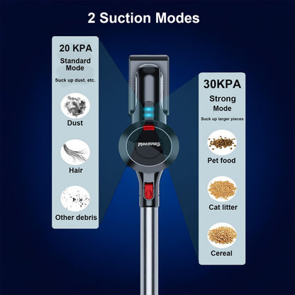 Cordless Stick Vacuum Cleaners for Home,380W Lightweight 30kpa Strong Power Cordless Vacuum,55 Mins Max Runtime Handheld Floor Vacuum for Carpet Hard Floor Pet Hair