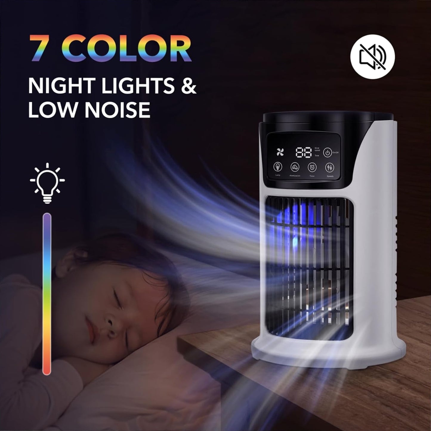 XTeduToys Electric Fan Household Air Conditioning Fan Cooling Fan Mini Fan Portable Air Conditioner Portable Fan Ac Unit Portable Air Cooler