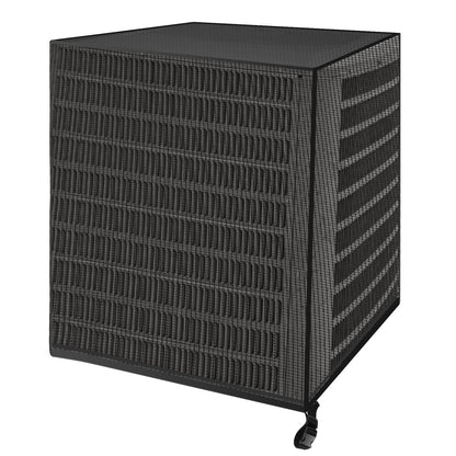 Air Conditioner Cover for Outside Units Full Mesh AC Unit Cover 32 x 32 x 36inch / 36 x 36 x 40 inch Breathable AC Unit Protector Waterproof Air Conditioner Defender Cover for Outside Cottonwood