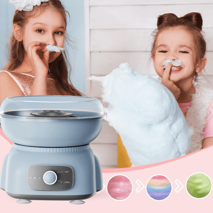 Cotton Candy Machine,Homemade Sweets for kids Birthday Party,Christmas Gift,Blue